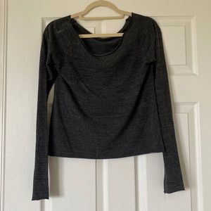 Grey off shoulder wearer small